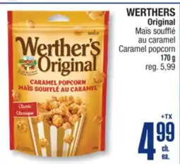 Jean Coutu WERTHERS Original Caramel popcorn offer
