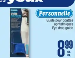 Jean Coutu PERSONNELLE Eye drop guide offer