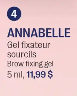 Jean Coutu ANNABELLE Brow fixing gel offer