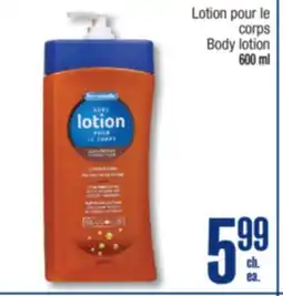 Jean Coutu PERSONNELLE Body lotion offer