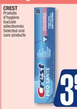 Jean Coutu CREST Selected oral care products offer