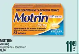 Jean Coutu MOTRIN 200 mg offer