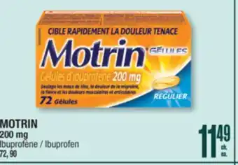 Jean Coutu MOTRIN 200 mg offer