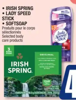 Jean Coutu IRISH SPRING, LADY SPEED STICK, SOFTSOAP Selected body care products offer
