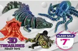 Showcase 3D TREASURES FIDGET TOYS offer