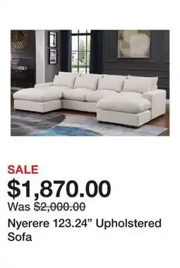 Wayfair Nyerere 123.24 Upholstered Sofa offer