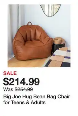 Wayfair Big Joe Hug Bean Bag Chair for Teens & Adults offer