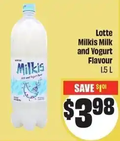 FreshCo Lotte Milkis Milk and Yogurt Flavour offer