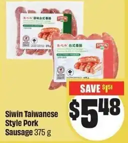 FreshCo Siwin Taiwanese Style Pork Sausage offer