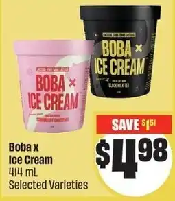 FreshCo Boba x Ice Cream offer