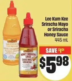 FreshCo Lee Kum Kee Sriracha Mayo or Sriracha Honey Sauce offer