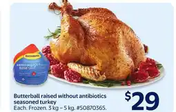 Walmart Butterball raised without antibiotics seasoned turkey offer