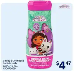 Walmart Gabby's Dollhouse bubble bath offer