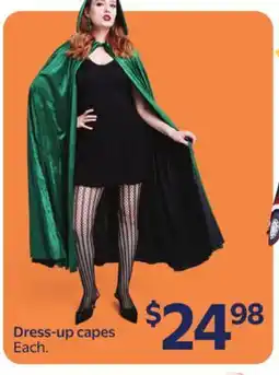 Walmart Dress-up capes offer