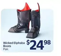 Walmart Wicked Elphaba Boots offer