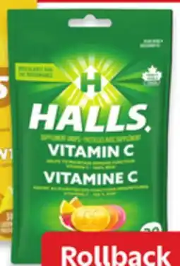 Walmart Halls lozenges offer