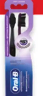Walmart Oral-B Advanced whitening charcoal toothbrushes 2-pack offer