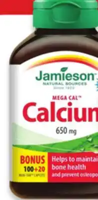 Walmart Jamieson calcium 120s offer