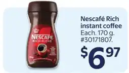Walmart Nescafé Rich instant coffee offer
