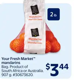 Walmart Your Fresh Market Mandarin offer
