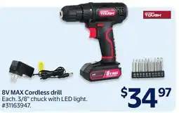 Walmart 8V MAX Cordless drill offer