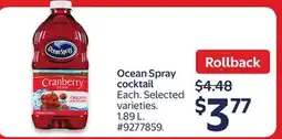 Walmart Ocean Spray cocktail offer