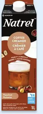 Walmart Natrel hazelnut coffee creamer offer