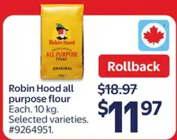 Walmart Robin Hood all purpose flour offer