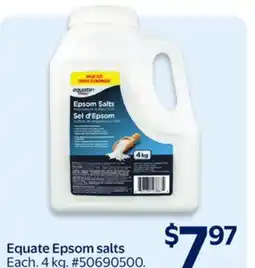 Walmart Equate Epsom salts offer