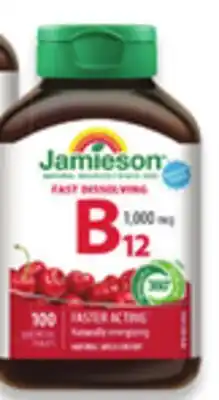 Walmart Jamieson vitamin B12 100s or omega-3 200s offer