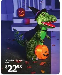 Walmart Inflatable dinosaur offer
