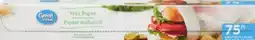 Walmart Great Value 75' wax paper offer