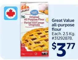 Walmart Great Value all-purpose flour offer