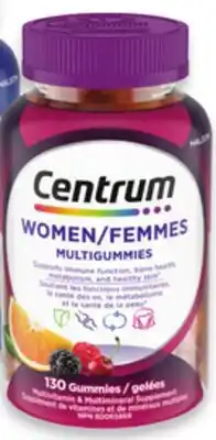Walmart Centrum women MultiGummies offer