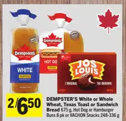Foodland DEMPSTER'S White or Whole Wheat, Texas Toast or Sandwich Bread offer