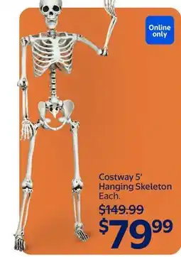 Walmart Costway 5' Hanging Skeleton offer