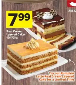 Foodland Real Cream Layered Cakes offer