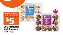 Foodland COMPLIMENTS Mini Cupcakes offer
