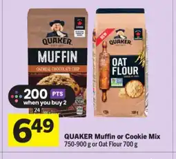 Foodland QUAKER Muffin or Cookie Mix offer