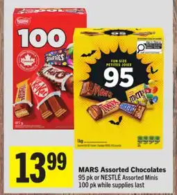 Foodland MARS Assorted Chocolates 95 pk or NESTLÉ Assorted Minis 100 pk offer