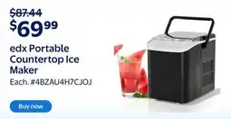 Walmart edx Portable Countertop Ice Maker offer
