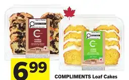 Foodland COMPLIMENTS Loaf Cakes offer