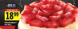 Foodland Cheesecakes offer
