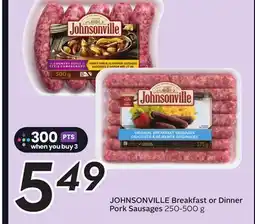 Sobeys Breakfast or Dinner Pork Sausages offer