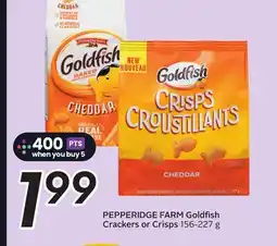 Sobeys Goldfish Crackers or Crisps offer