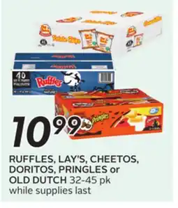 Sobeys RUFFLES, LAY'S, CHEETOS, DORITOS, PRINGLES or OLD DUTCH offer
