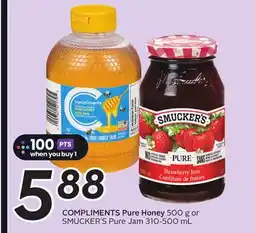 Sobeys COMPLIMENTS Pure Honey offer