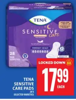 Food Basics TENA SENSITIVE CARE PADS offer