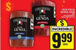 Food Basics CASA ITALIA GENOA CHUB offer