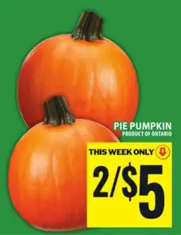 Food Basics PIE PUMPKIN offer